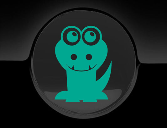 Adorable Crocodile Fuel Cap Car Sticker