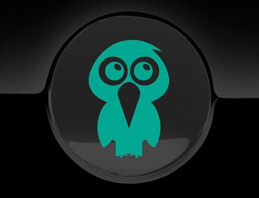 Adorable Hawk Fuel Cap Car Sticker
