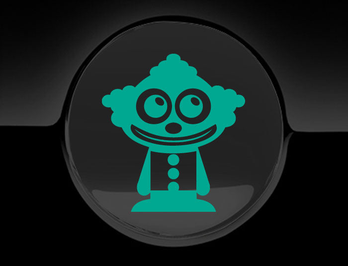 Adorable Clown Fuel Cap Car Sticker