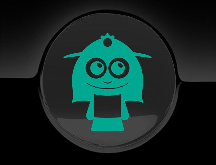 Adorable Lady Fuel Cap Car Sticker