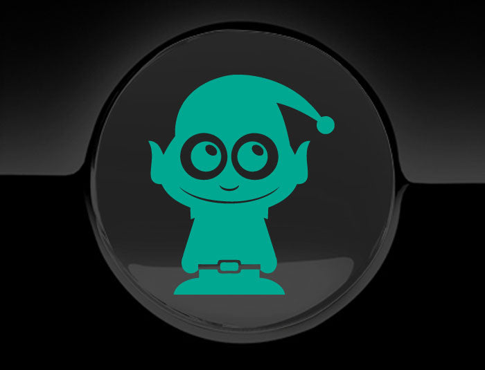 Adorable Elf Fuel Cap Car Sticker