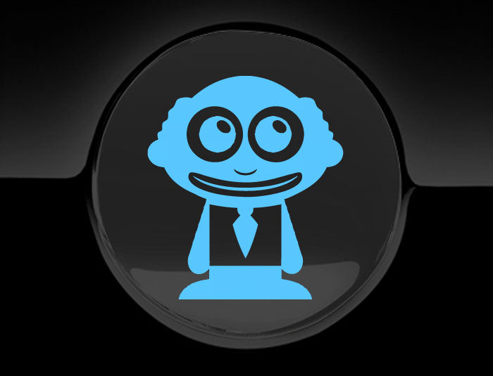 Adorable Grandpa Fuel Cap Car Sticker