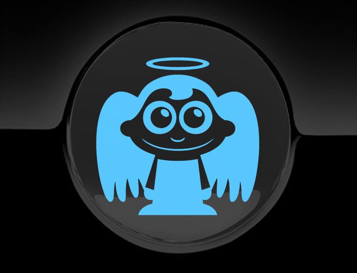 Adorable Angel Fuel Cap Car Sticker