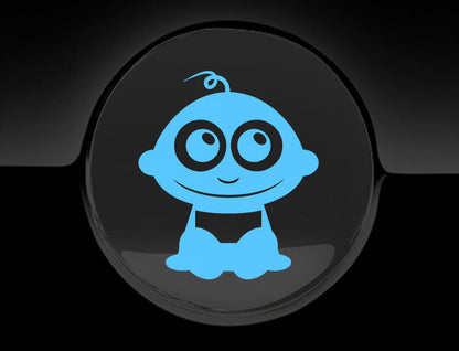 Adorable Baby Fuel Cap Car Sticker