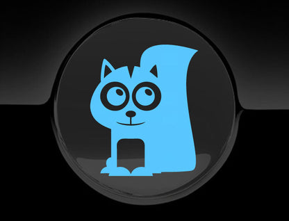 Adorable Skunk Fuel Cap Car Sticker
