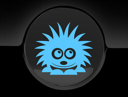 Adorable Hedgehog Fuel Cap Car Sticker
