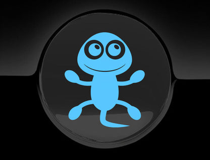 Adorable Lizard Fuel Cap Car Sticker