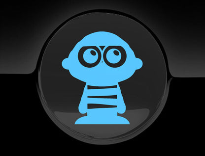 Adorable Mummy Fuel Cap Car Sticker