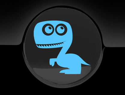 Adorable Dinosaur Fuel Cap Car Sticker