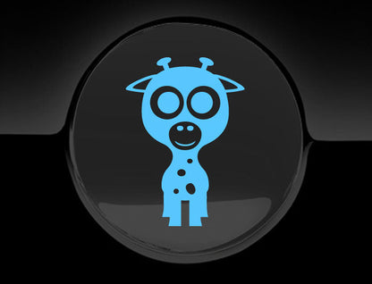 Adorable Giraffe Fuel Cap Car Sticker