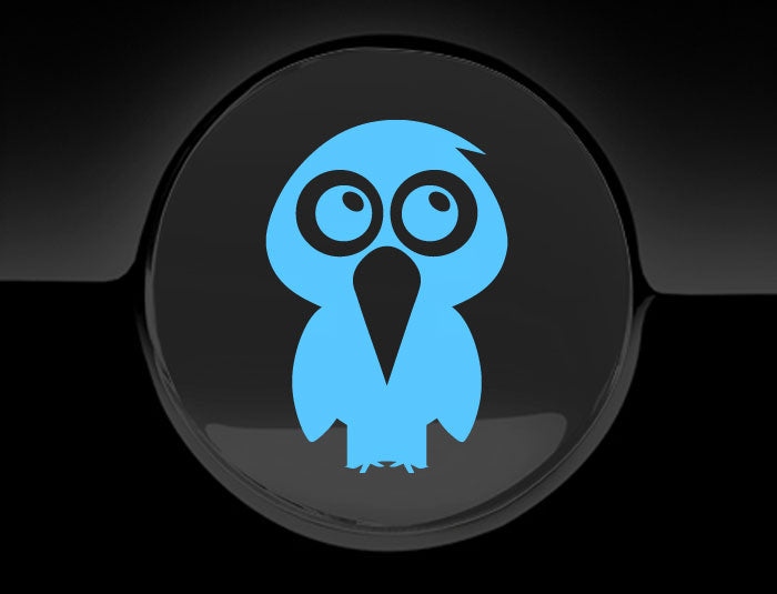 Adorable Hawk Fuel Cap Car Sticker