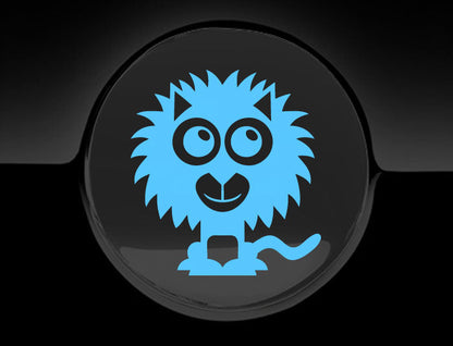 Adorable Lion Fuel Cap Car Sticker