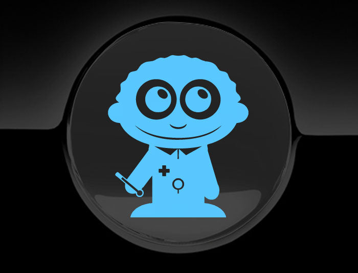 Adorable Doctor Fuel Cap Car Sticker