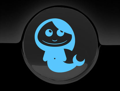 Adorable Mermaid Fuel Cap Car Sticker