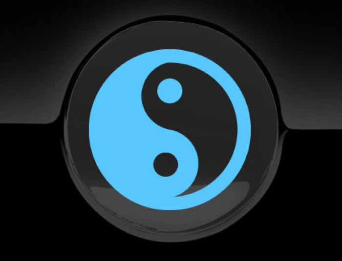 Yin Yang Fuel Cap Cover Car Sticker