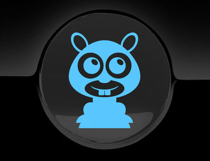 Adorable Mole Fuel Cap Car Sticker