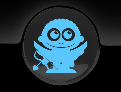 Adorable Cupid Fuel Cap Car Sticker