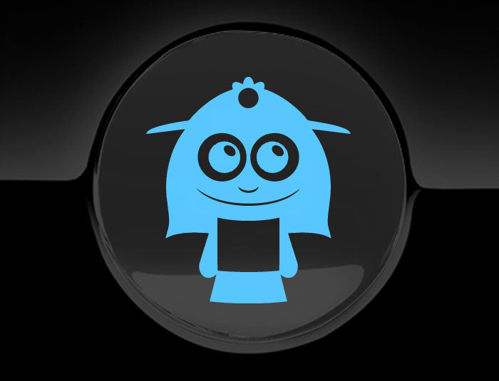 Adorable Lady Fuel Cap Car Sticker