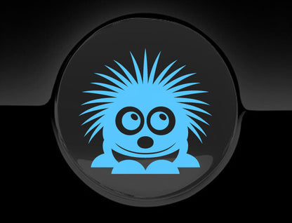 Adorable Porcupine Fuel Cap Car Sticker