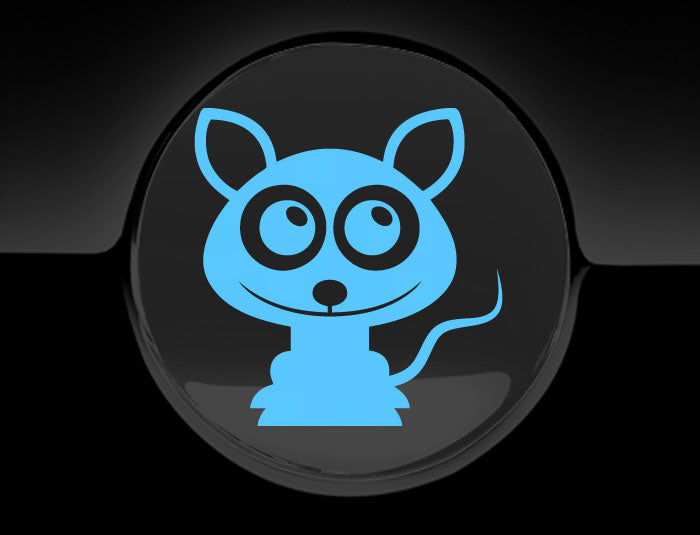 Adorable Rat Fuel Cap Car Sticker