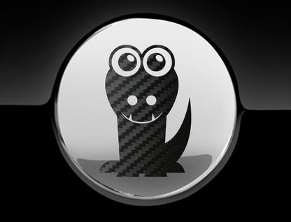 Adorable Alligator Fuel Cap Car Sticker