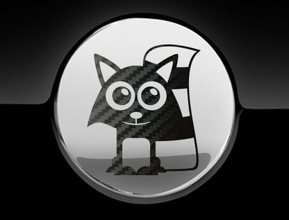 Adorable Raccoon Fuel Cap Car Sticker