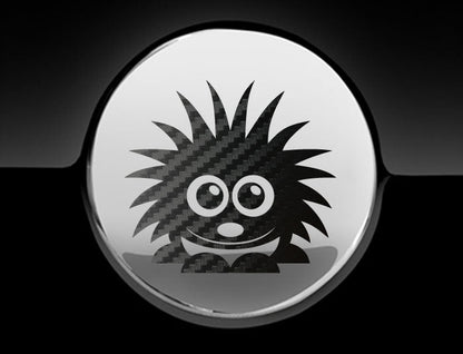 Adorable Hedgehog Fuel Cap Car Sticker