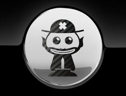 Adorable Leprechaun Fuel Cap Car Sticker