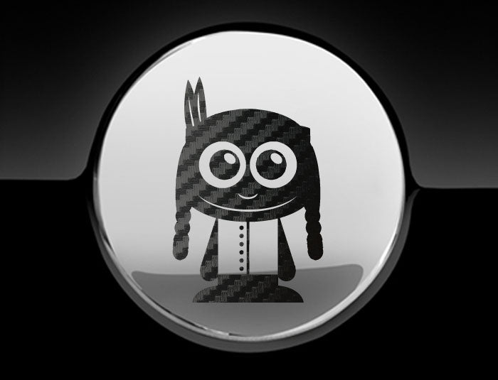 Adorable Indian Fuel Cap Car Sticker
