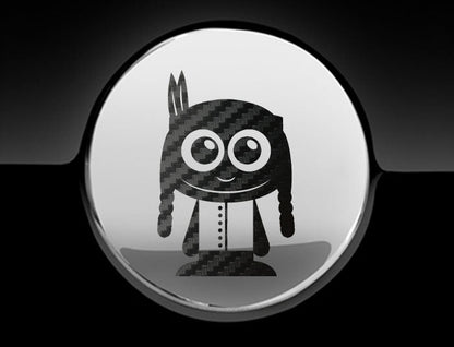 Adorable Indian Fuel Cap Car Sticker