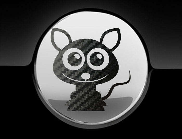 Adorable Rat Fuel Cap Car Sticker