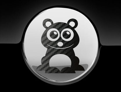 Adorable Panda Fuel Cap Car Sticker