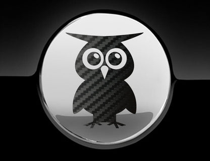 Adorable Owl Fuel Cap Car Sticker