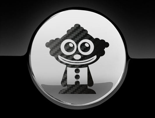 Adorable Clown Fuel Cap Car Sticker