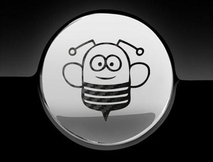Funny Cartoon Bee Fuel Cap Cover Car Sticker
