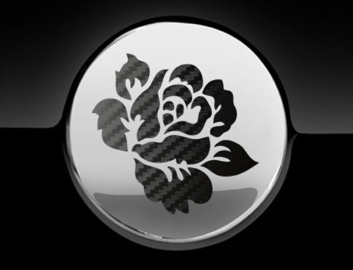 English Rose Fuel Cap Cover Car Sticker