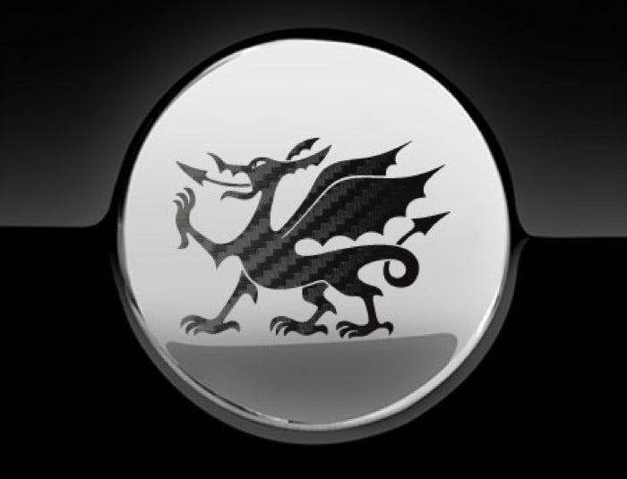 Welsh Dragon Cymru Fuel Cap Cover Car Sticker