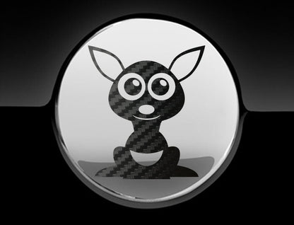 Adorable Kangaroo Fuel Cap Car Sticker