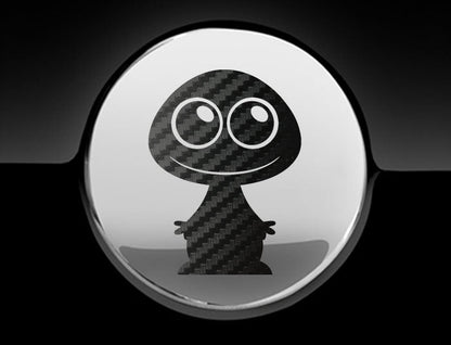 Adorable Alien Fuel Cap Car Sticker