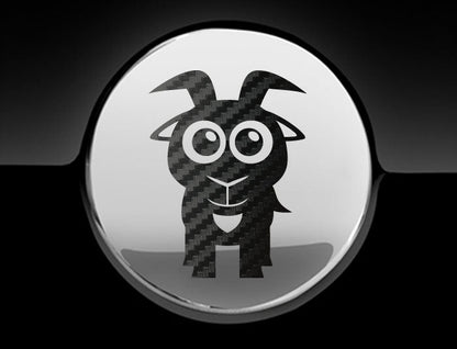 Adorable Goat Fuel Cap Car Sticker