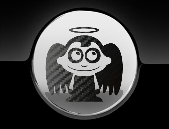 Adorable Angel Fuel Cap Car Sticker