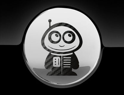 Adorable Astronaut Fuel Cap Car Sticker
