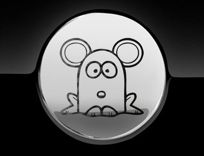 Funny Cartoon MouseFuel Cap Cover Car Sticker