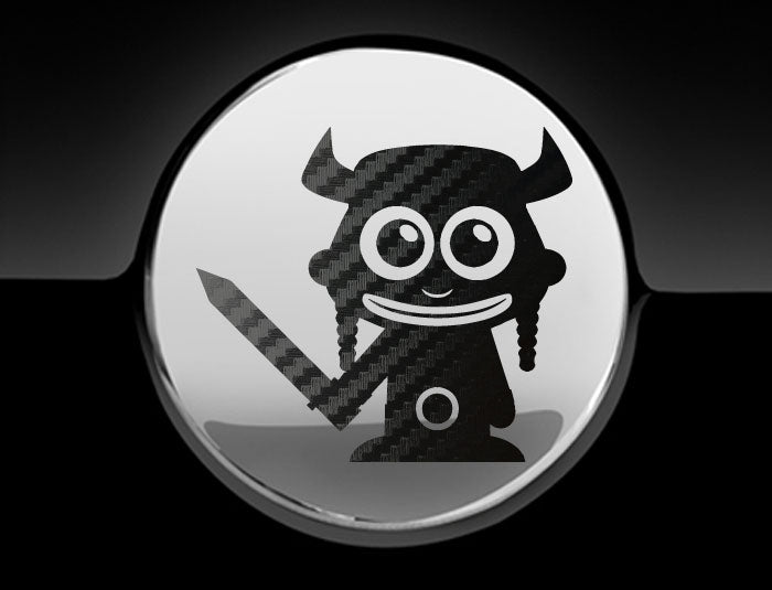 Adorable Viking Fuel Cap Car Sticker