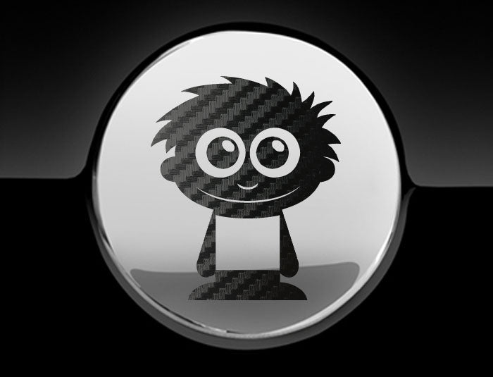Adorable Kid Fuel Cap Car Sticker