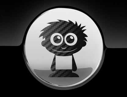 Adorable Kid Fuel Cap Car Sticker