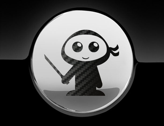 Adorable Ninja Fuel Cap Car Sticker