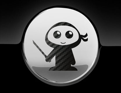 Adorable Ninja Fuel Cap Car Sticker