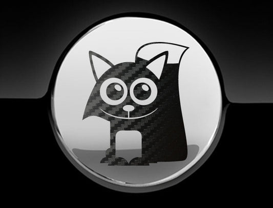 Adorable Fox Fuel Cap Car Sticker