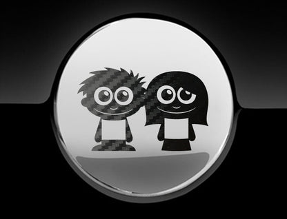 Adorable Friends Fuel Cap Car Sticker